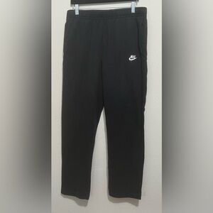 Nike Sportswear Fleece Straight Leg Black Comfy SweatPants Men's Size Large